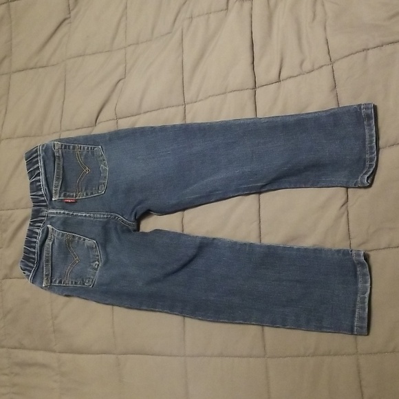 Levi's Toddler Pull-up Straight Leg Jeans - Picture 2 of 5
